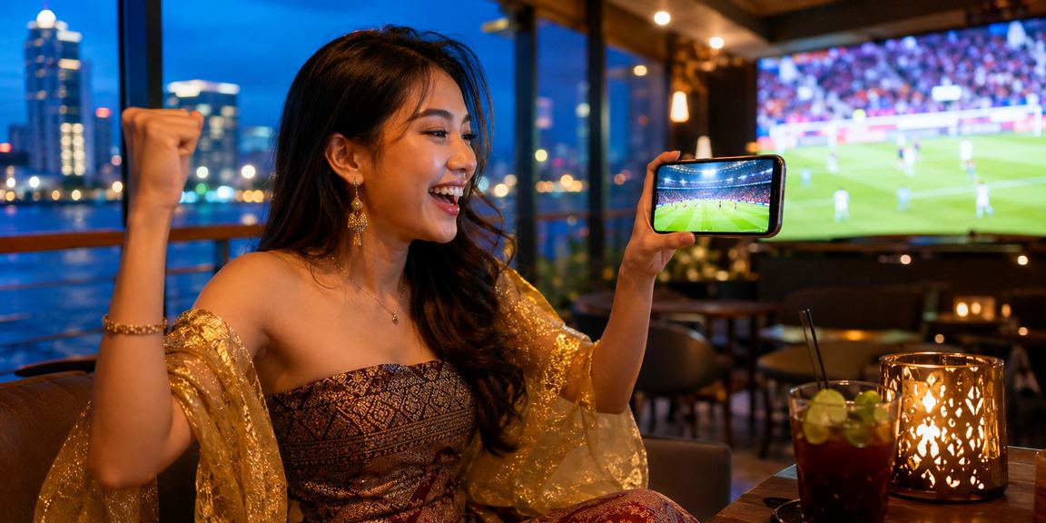 Pengguna menikmati casino mobile sambil minum kopi di Indonesia via tentenslot